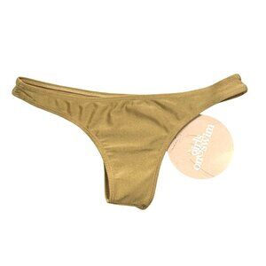 Girls on Swim Bikini Bottoms in Gold